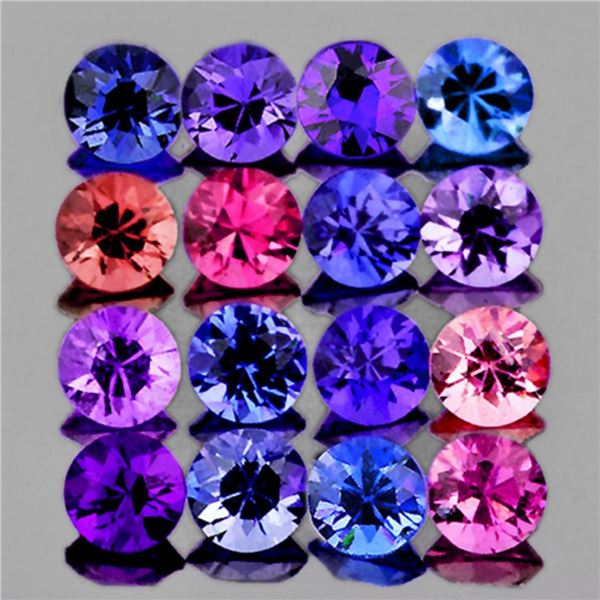 Natural Multi Color Sapphire 16 Pcs [IF-VVS]