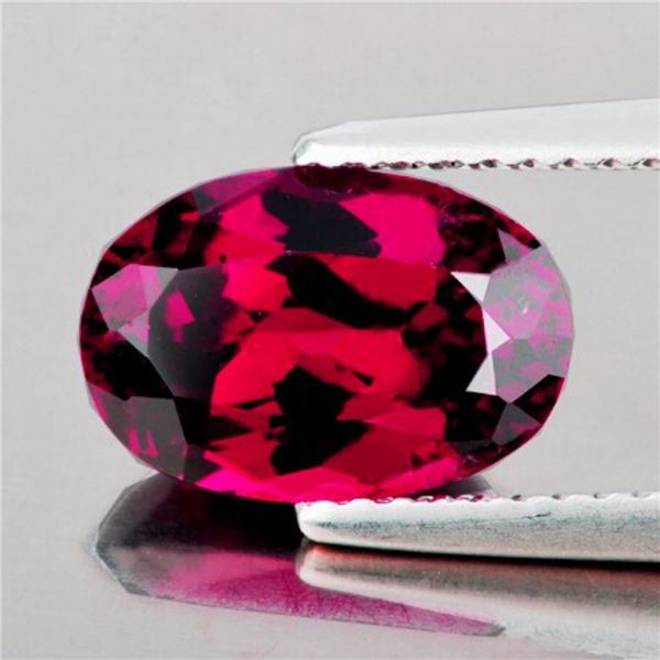 Natural Pink Red Rhodolite Garnet 6.05 Ct{Flawless-VVS}