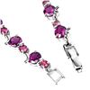 Image 3 : Natural Rhodolite Garnet Bracelet