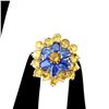 Image 3 : Natural Kyanite & Citrine Ring