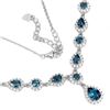 Image 3 : Natual London Blue Topaz Necklace