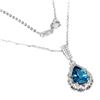 Image 2 : Natural London Blue Topaz Necklace