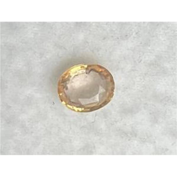 Natural Light Yellow Sapphire...2.96 Cts