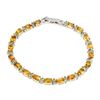 Image 1 : Natural Unheated Oval Brazil Citrine Bracelet