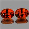 Image 1 : Natural Mandarin Orange Spessartite Garnet Pair