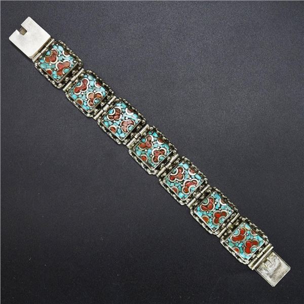 Tibet Hand Made Turquoise Bracelet