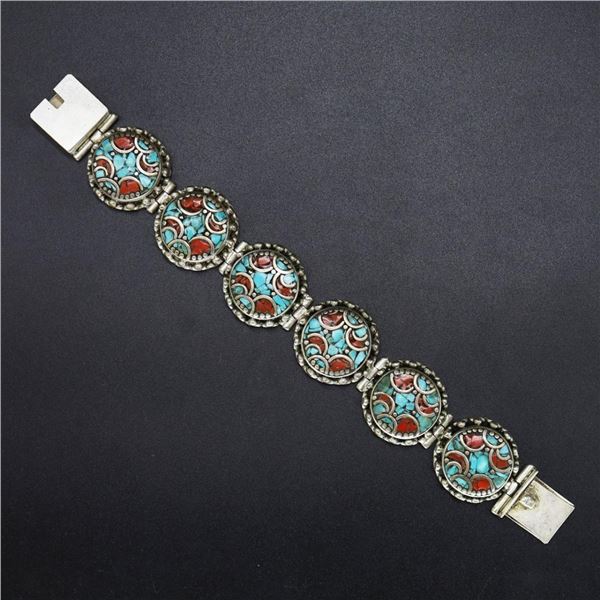 Tibet Hand Made Turquoise Bracelet