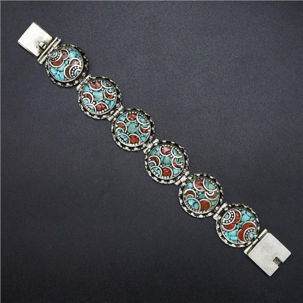 Tibet Hand Made Turquoise Bracelet