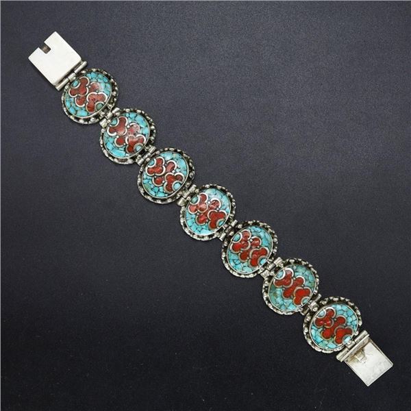 Tibet Hand Made Turquoise Bracelet