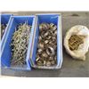Image 3 : 5 Trays with Contents (Nails, Hose Clamps, Gate Hinges)
