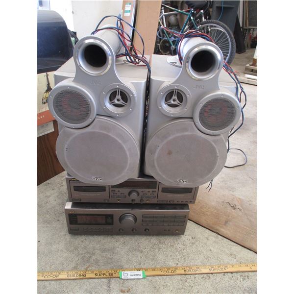 JVC Stereo with Speakers