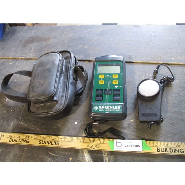 Greenlee Digital Light Meter with Case