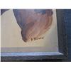 Image 3 : Horse Painting Signed by V.Bowie (25x21in)