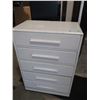 Image 1 : 5 Drawer White Dresser (25 1/2 x 17 x 44)