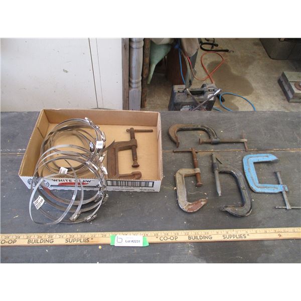 C-Clamps, Hose Clamps