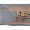 Image 3 : Handsaw with (3) Pipe Wrenches