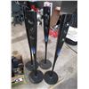 Image 2 : (4) Standing Surround Sound Speakers, Misc. Speakers