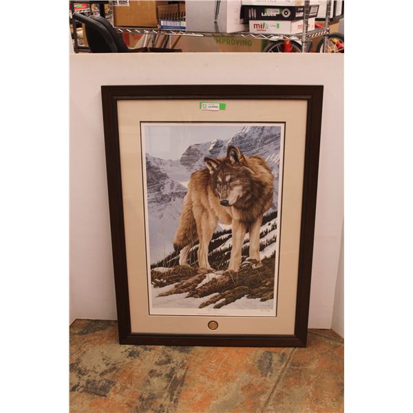 *Framed Ducks Unlimited Print - 2009 Alpine Hunter, 33" x 45"