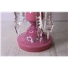 Image 2 : *Pink Lustre Decorative Handpainted Candleholder - 14"
