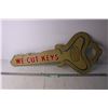 Image 1 : Two Sided Painted Tin Key Sign