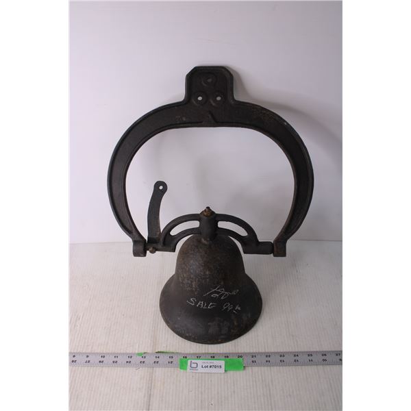 Reproduction Cast Iron Bell with Yoke