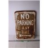 Image 1 : Metal No Parking Sign - 12" x 18"