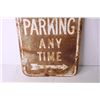 Image 2 : Metal No Parking Sign - 12" x 18"