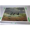 Image 1 : Free As The Wind - Wild Horse Print on Canvas (not framed - 21" x 27")