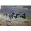 Image 2 : Free As The Wind - Wild Horse Print on Canvas (not framed - 21" x 27")