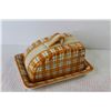Image 5 : Art Deco Ceramic Butter Dish (Made in Japan)