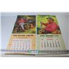 Image 1 : (2) Vintage Calendars - Pine Motors LTD -1960 - 1963