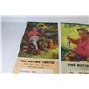 Image 5 : (2) Vintage Calendars - Pine Motors LTD -1960 - 1963