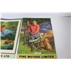 Image 3 : (2) Vintage Calendars - Pine Motors LTD -1961 - 1962