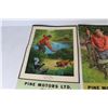 Image 5 : (2) Vintage Calendars - Pine Motors LTD -1961 - 1962