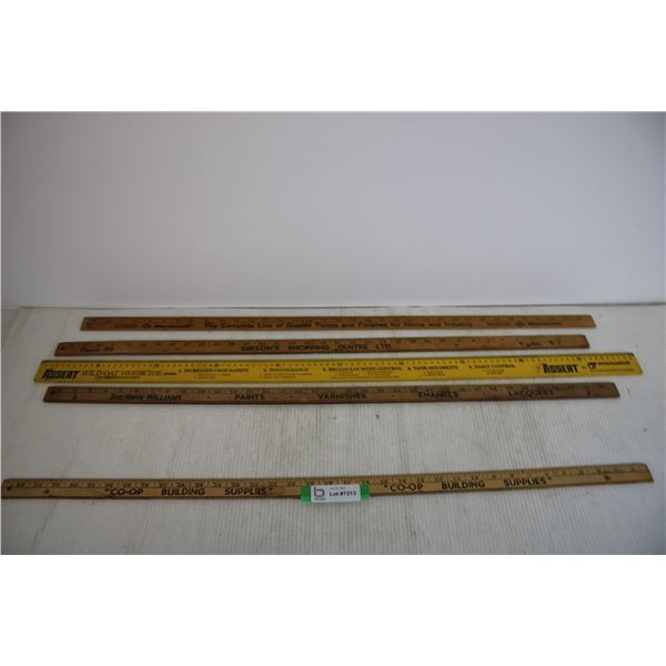 (4) Yard Sticks Bodnarus Auctioneering