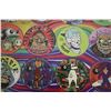 Image 3 : 1994 Pops Original Milk Cap Trading Cards Sheet Unpounched (Rare)