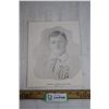 Image 1 : (1) 7.5 x 10 Photo Willam R. Hamilton Center Fielder Boston 1900's (original) From Scrap Book