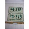 Image 1 : Pair 1974 Sask License Plate