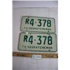 Image 1 : Pair 1974 Sask License Plate