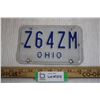 Image 1 : Ohio Motor Cycle License Plate