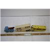 Image 1 : Tonka Toy Truck + (2) Tonka Trailers