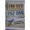 Image 2 : (8) Saskatchewan License Plates