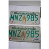 Image 4 : (8) Saskatchewan License Plates