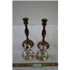 Image 1 : (4) Metal Candle Sticks