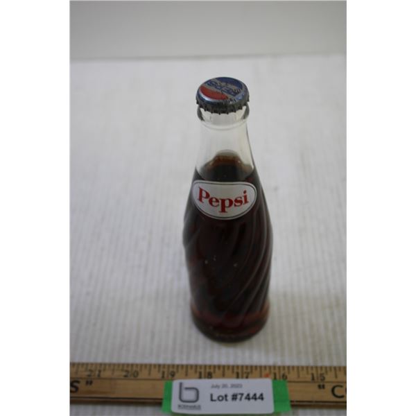 Pepsi Cola Glass Bottle (Full)