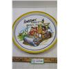 Image 1 : Vintage Flintstones Metal Tray
