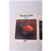 Image 3 : 1979 Corvette and Monte Carlo Car Information Brochures