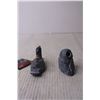 Image 2 : Stone Loon and Owl Figurines