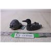 Image 1 : Stone Loon and Beaver Figurines
