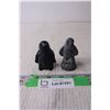 Image 1 : Stone Penguin and Eagle Figurines